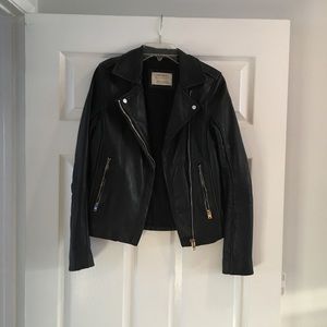Zara leather jacket